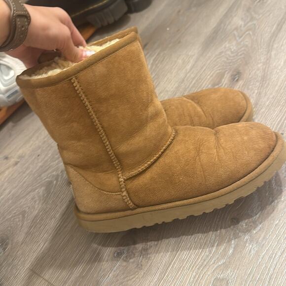 UGG Cozy Tan Suede Boots - Picture 1 of 5
